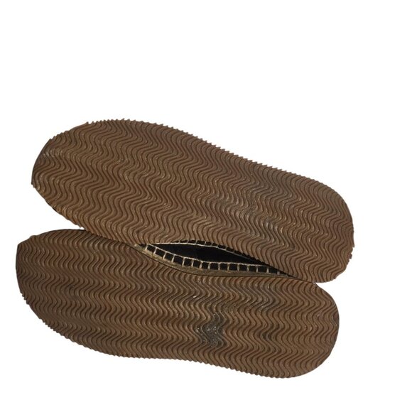 Tory Burch Shoes Womens Size 8.5 Black Espadrille Slip-On Canvas Jute Logo Flat - Picture 14 of 16